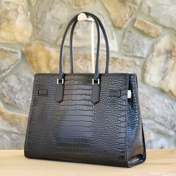 Michael Kors Hamilton Extra Large Black Tote - Picture 3 of 8